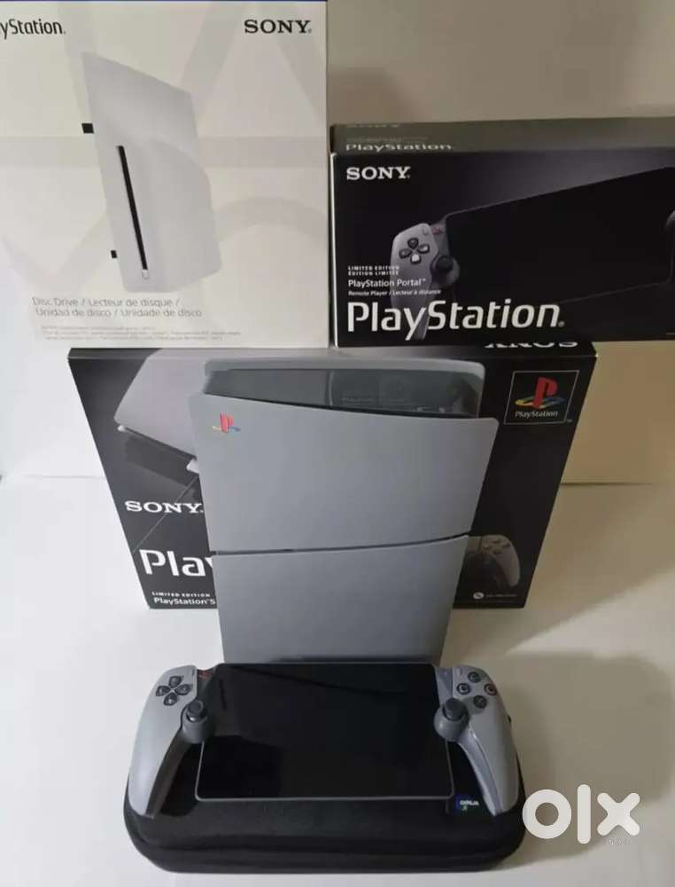 PlayStation 5 30th Anniversary Slim, Portal And Ps5 Disc Drive