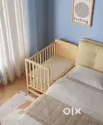 Baby wooden bed  0 - 4 years can used