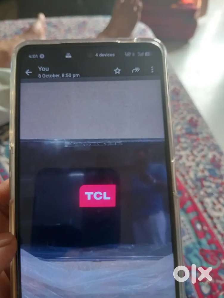 TCL brand 4k  Android led tv 55 inches