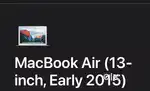 Apple MacBook Air 13-inch (Early 2015)