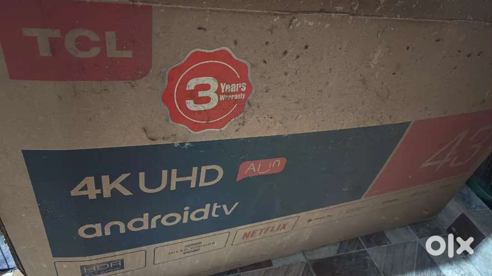 TCL 43 inch 4K UHD for just 13999 only