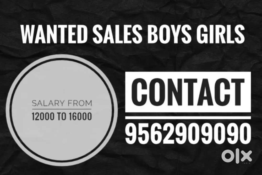 Wanted sales cum office girls/ boys