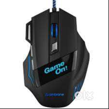COMBO Ambrane Trone  Gaming Mouse & Zebronics 200HB USB 3.0 4 Port