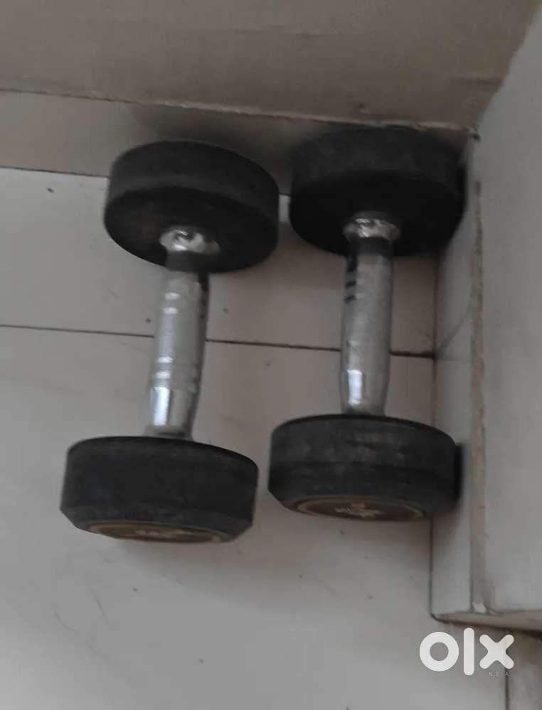 Dumbbells and Stationary Exercise Cycle for Sale