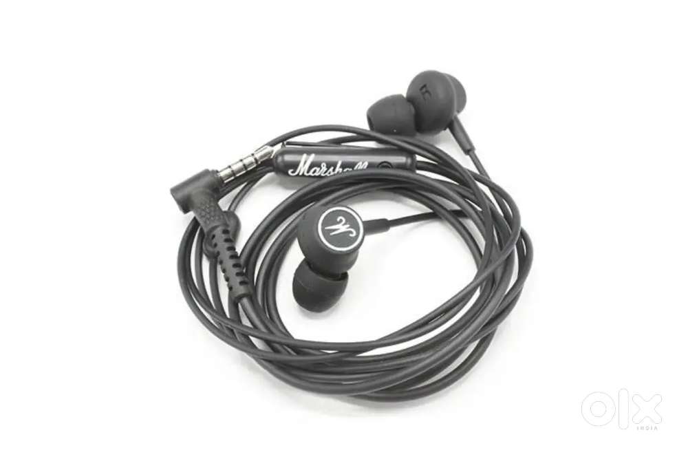 Marshall Mode In-Ear Earphones with Microphone (Black & White)