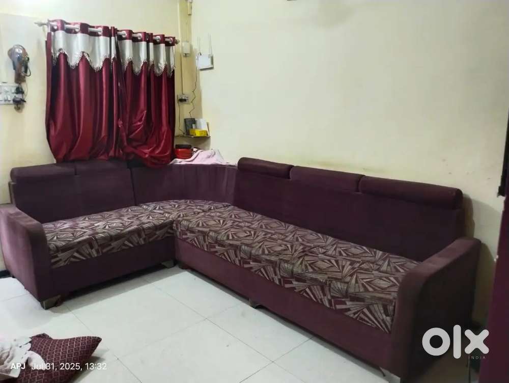 L shape sofa
