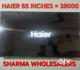 New Haier Orginal 65 Smart Led Tv 4K With Voice
Control With Warranty