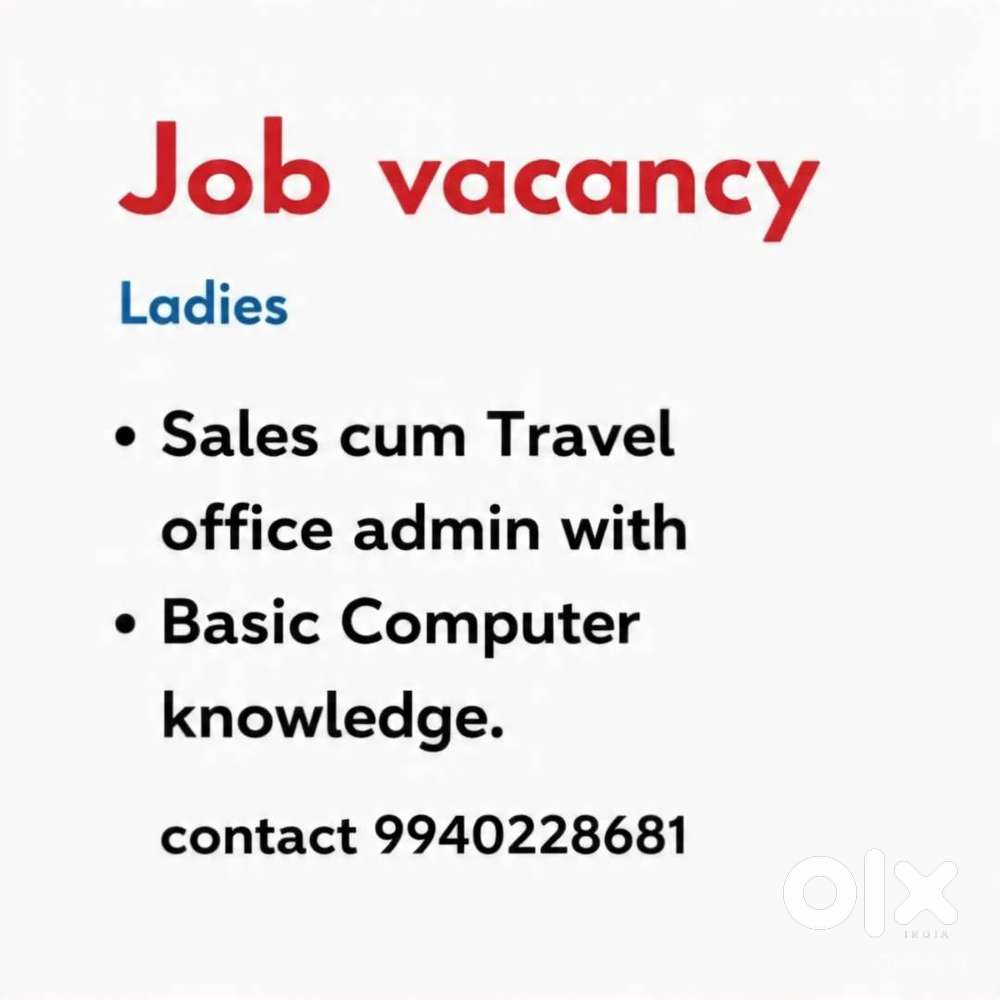 Stationary sales cum Travels Office- Help Desk