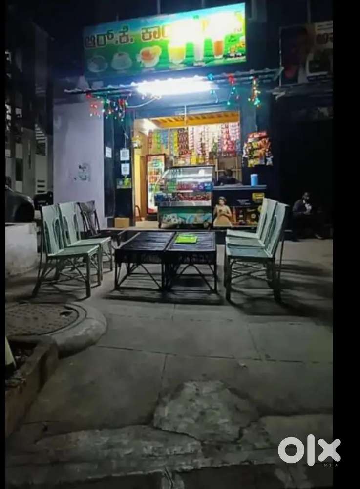 Condiments set show case glass display