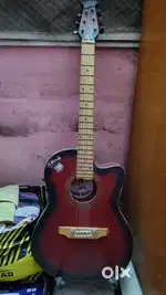 Guitar with stand