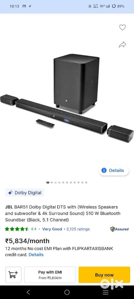 Jbl sound bar