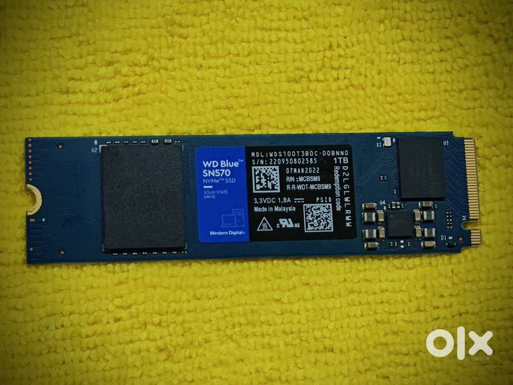 WD Blue 1TB SN570 NVMe M.2 Internal SSD
