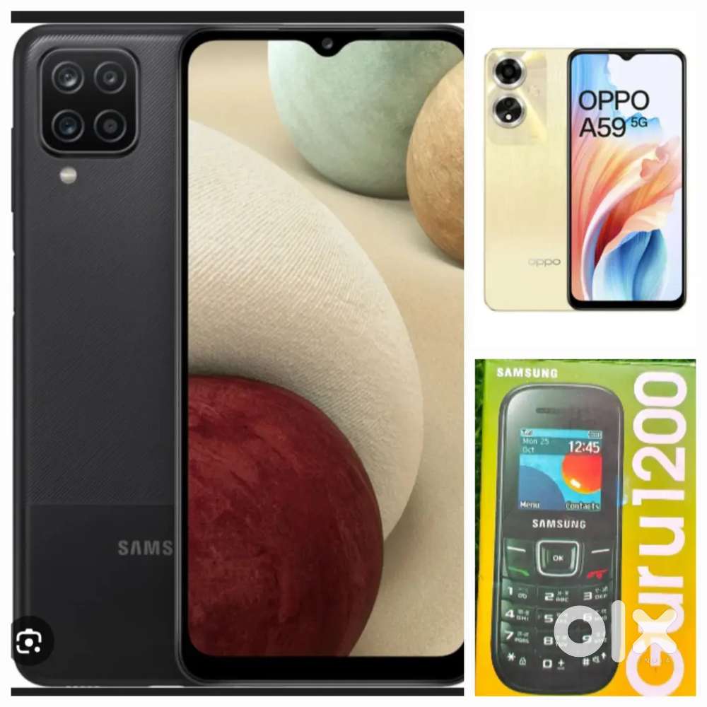 OppoA59 5g 8/128__Samsung galaxy A12 4g 4/64__Samsung Guru1200