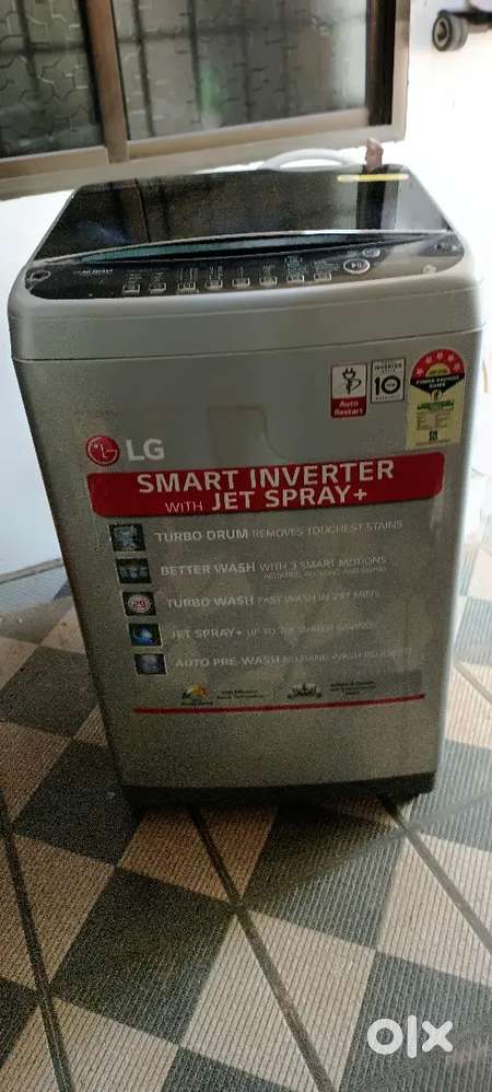 LG 8kg Fully Automatic Washing Machine (Jet Spray+, Turbo Drum) 5 STAR
