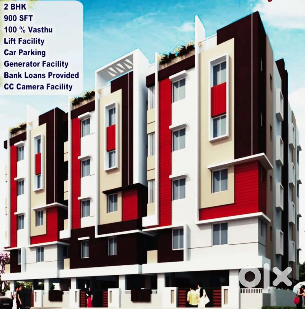 2BHK flat for sale in pmpalem lastbustop New city madhurawada