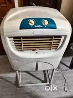 ROOM AIR COOLER with STAND WHITE BODY  IN EXCELLENT CONDITION