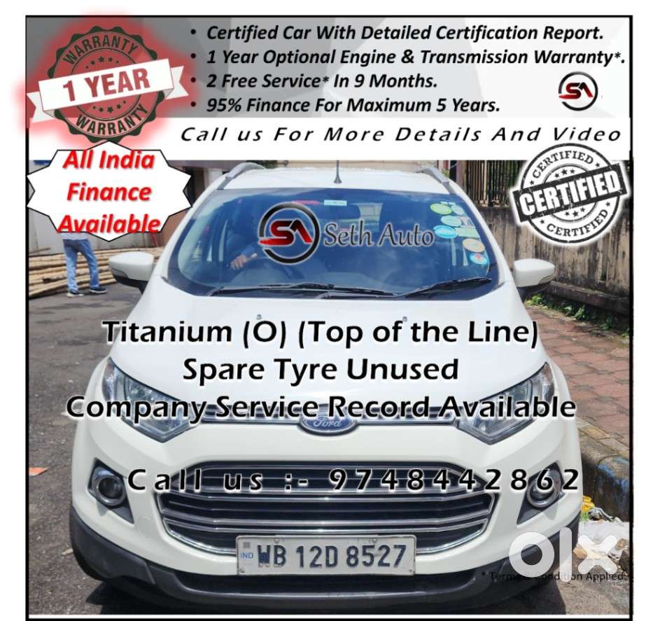 Ford Ecosport 1.5 TDCi Titanium Plus BE, 2016, Diesel