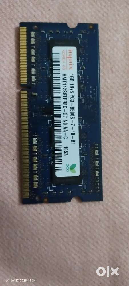 3 gb ddr 3 laptop ram 1RX8 PC3