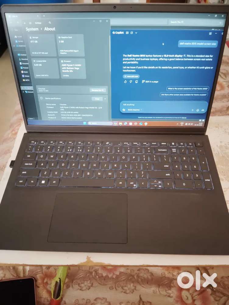 URGENT SALE! Dell Vostro 3515 Laptop - Warranty with Bagpack & Invoice