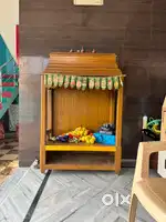 Beautiful Teak Wooden Pooja Mandir – Traditional Design | Only ₹5000!