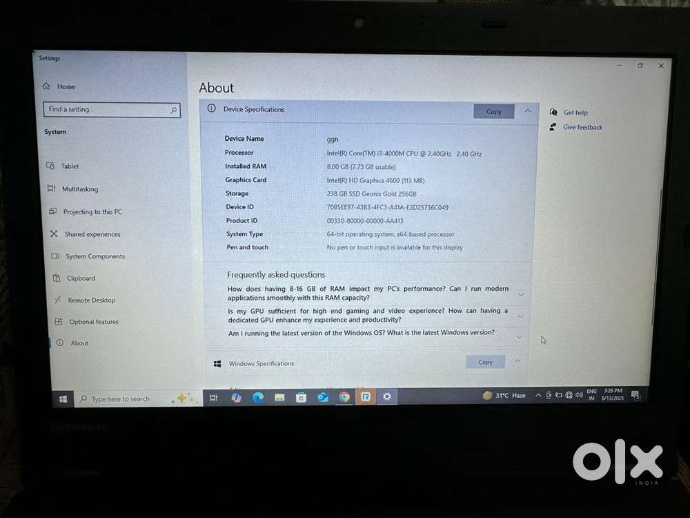 Lenovo Laptop