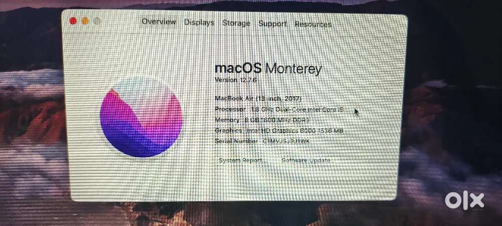 MacBook Air ( 13 - inch , 2017)