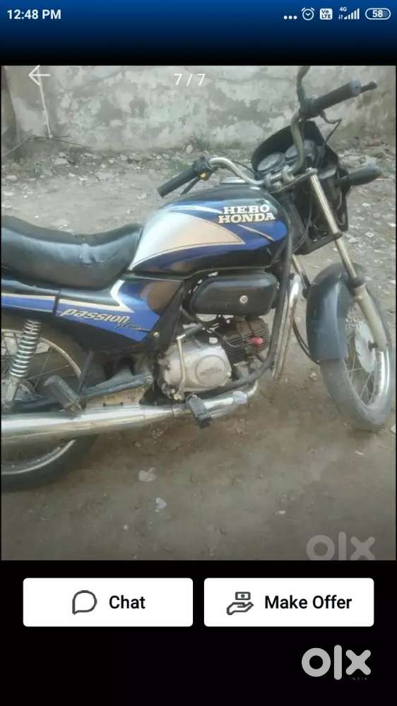 Hero Honda passion plus bike good condition and good milage