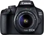 Canon EOS 3000D 18MP Digital SLR Camera (Black) with 18-55mm is II Len