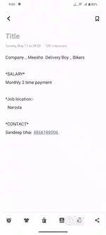 Company _ Meesho  Delivery Boy _ Bikers