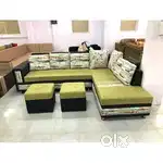 Sat. offer price - buy sofa 8450, L size sofa 13990/- EMI aavailable