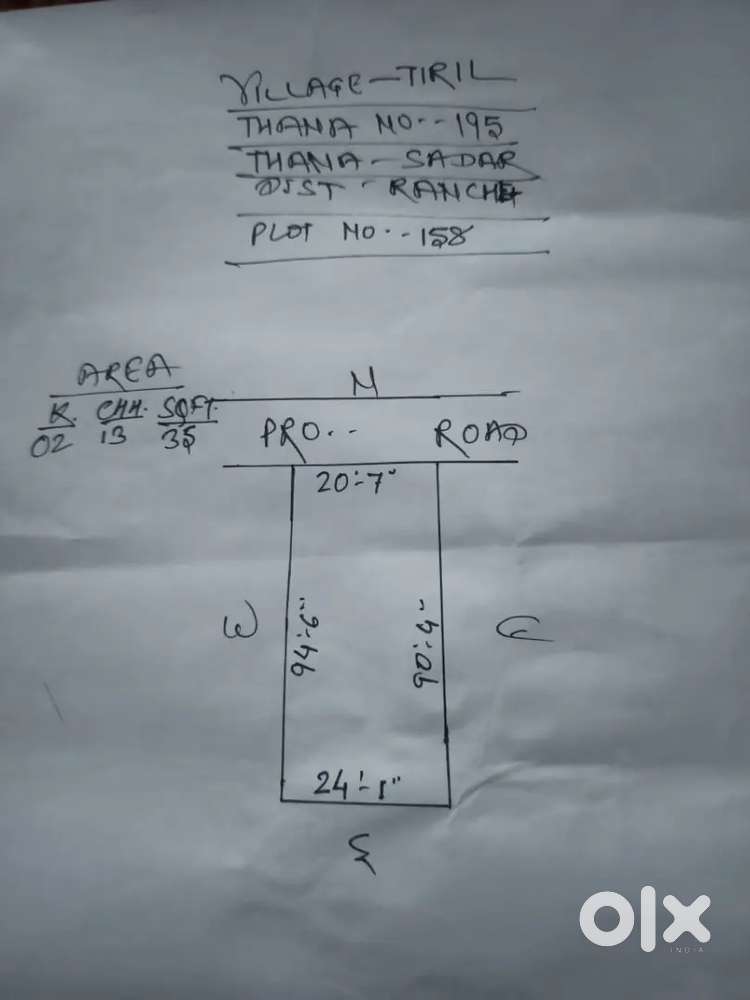 St plot at kokar NEAR BY TIRIL TALAB