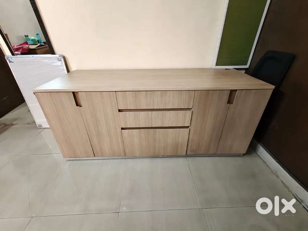 Spacious Solid Wood TV Unit for Large TVs  71-inch Width OLX Exclusive