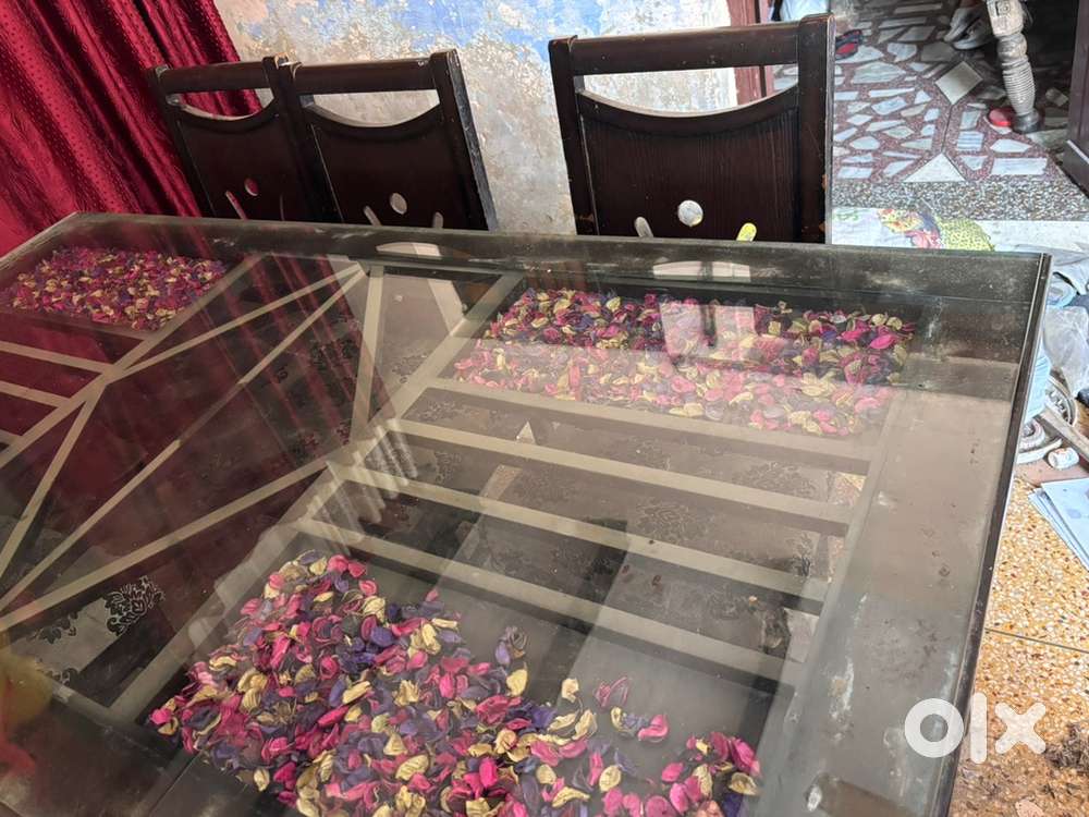 Dining table with six chair