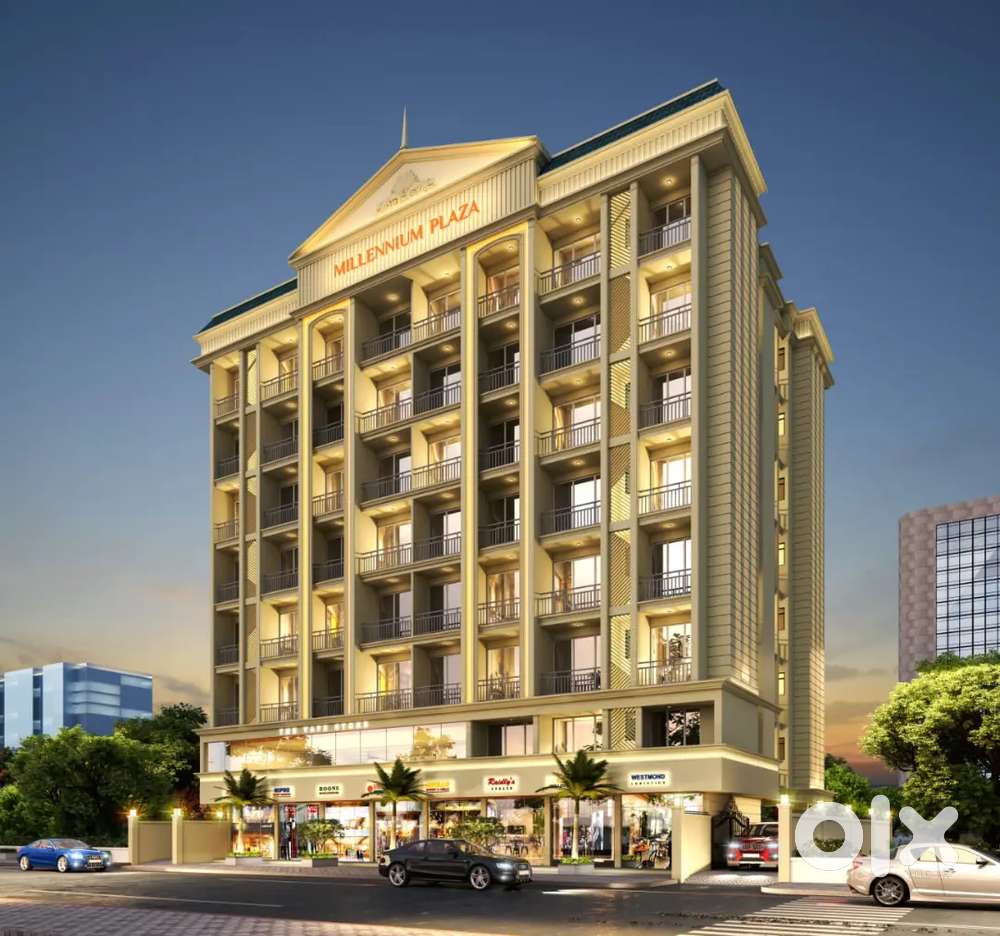 1 BHK & Jodi Flats at Millennium Plaza Prime Location Shops Residences