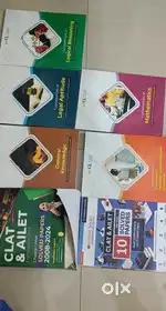Clat UG and AILET books of all subjects With unsolved mock free