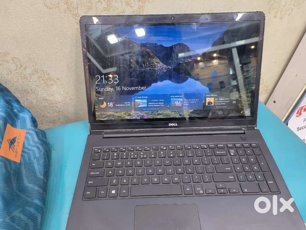 Dell Windows touch laptop all okay