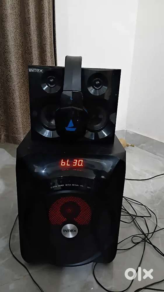 Boat rockerz 510 and Intex 4.1 Hometheater with chota box 4 hai