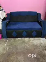 Sofa come bed and one old almirah free