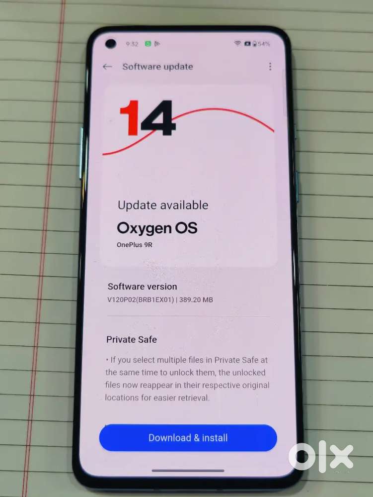 OnePlus 9R 8+8gb ram 128gb storege