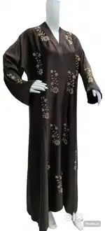 Unic Abaya zoom fabric important dupatta.