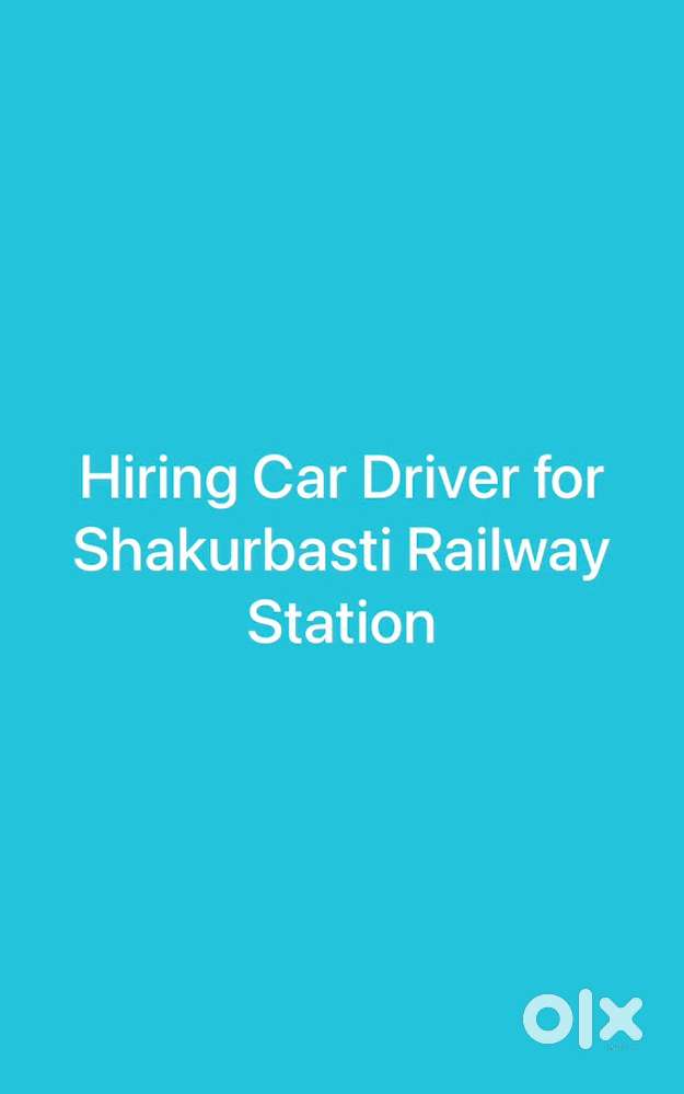 Hiring Car Driver