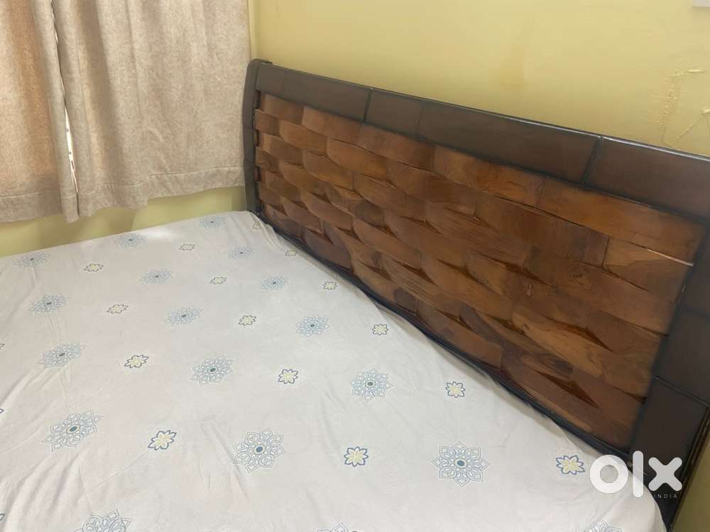 Double King Size Ehnic Bed with Storage