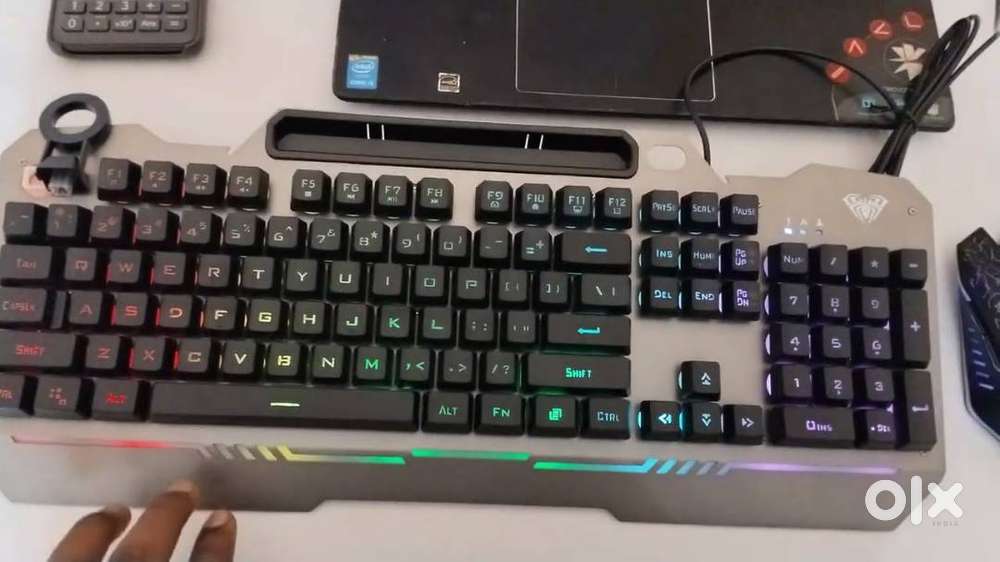 Aula  Wired USB Mechanical Gaming Keyboard  (Black)