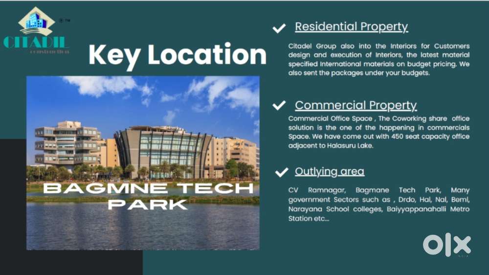 New Launch 1 & 2 BHK at CV Raman Nagar Near DRDO & GM Palya