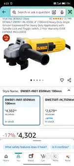 Dewalt dw801 heavy duty