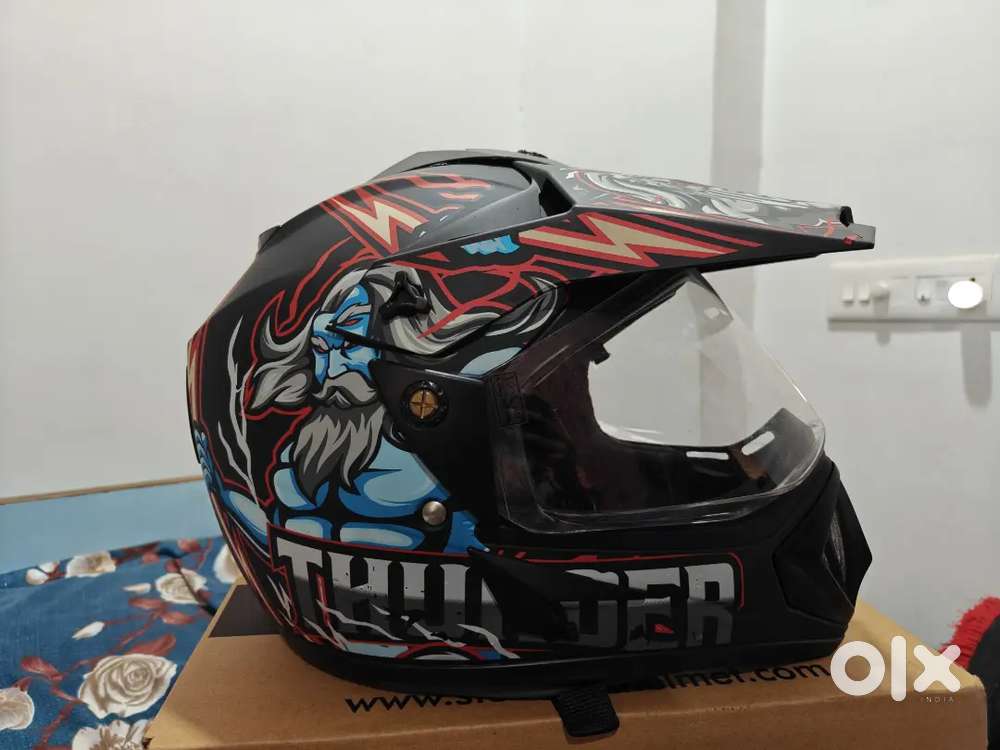 VEGA Off Road DV Thunder Helmet – Black-Red
