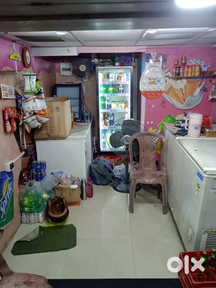 130 Sqft commercial shop for rent at garfa main road rent 12 thousand