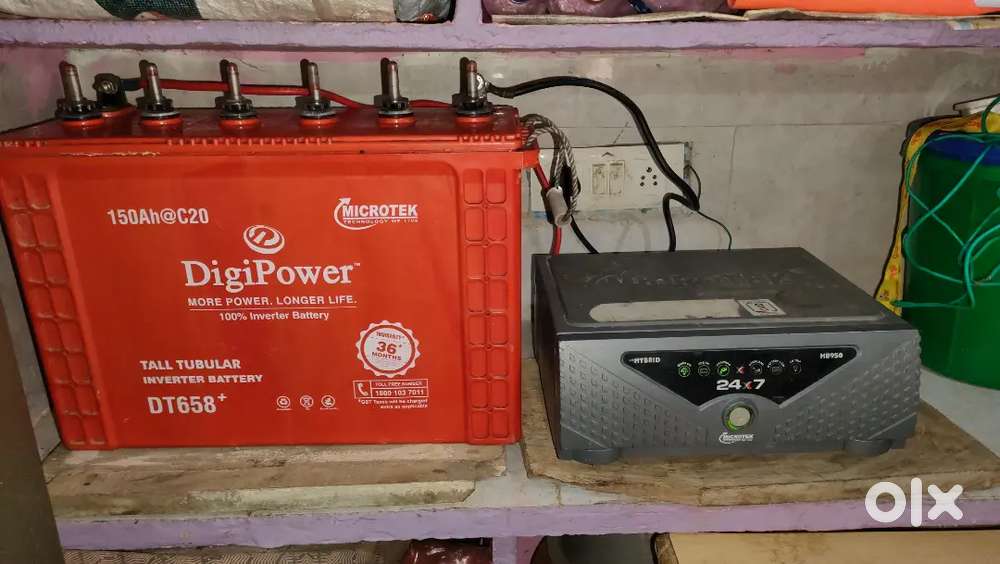 Microtek iverter 950 battery 150Ah