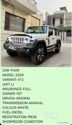 Mahindra Thar Roxx 2024 Diesel Well Maintained