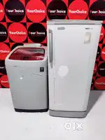 Samsung combo refrigerator single door & washing machine top load 6.2
